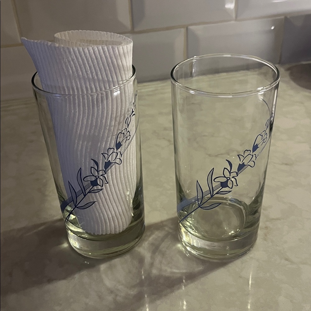 Vintage Corelle Coordinates Glasses (2)
